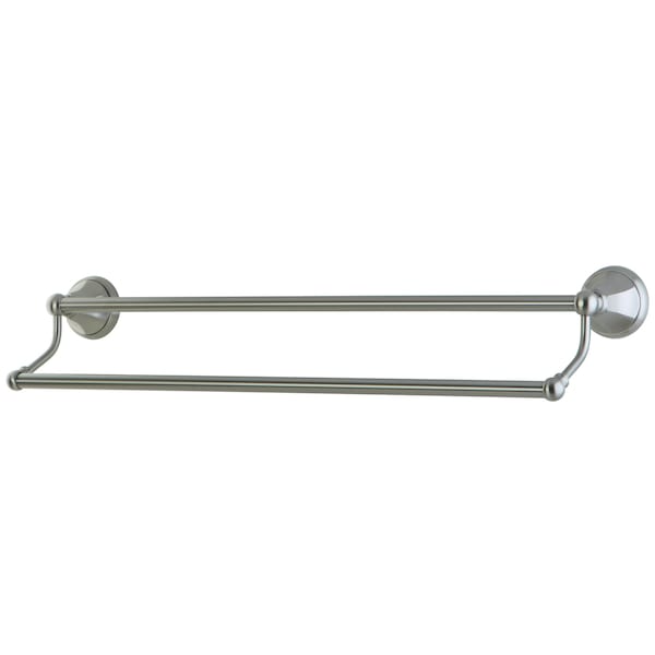 Metropolitan 24" Dual Towel Bar, Brushed Nickel